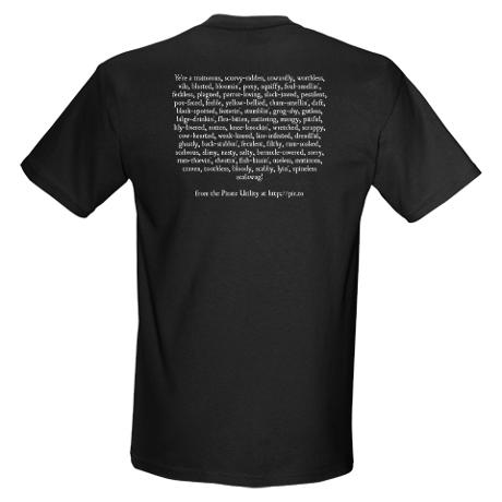 Pirate Insult T-shirt Back